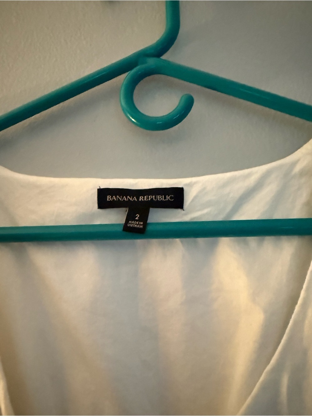 Banana Republic White V-Neck Cap Sleeve Dress - Picture 5 of 8